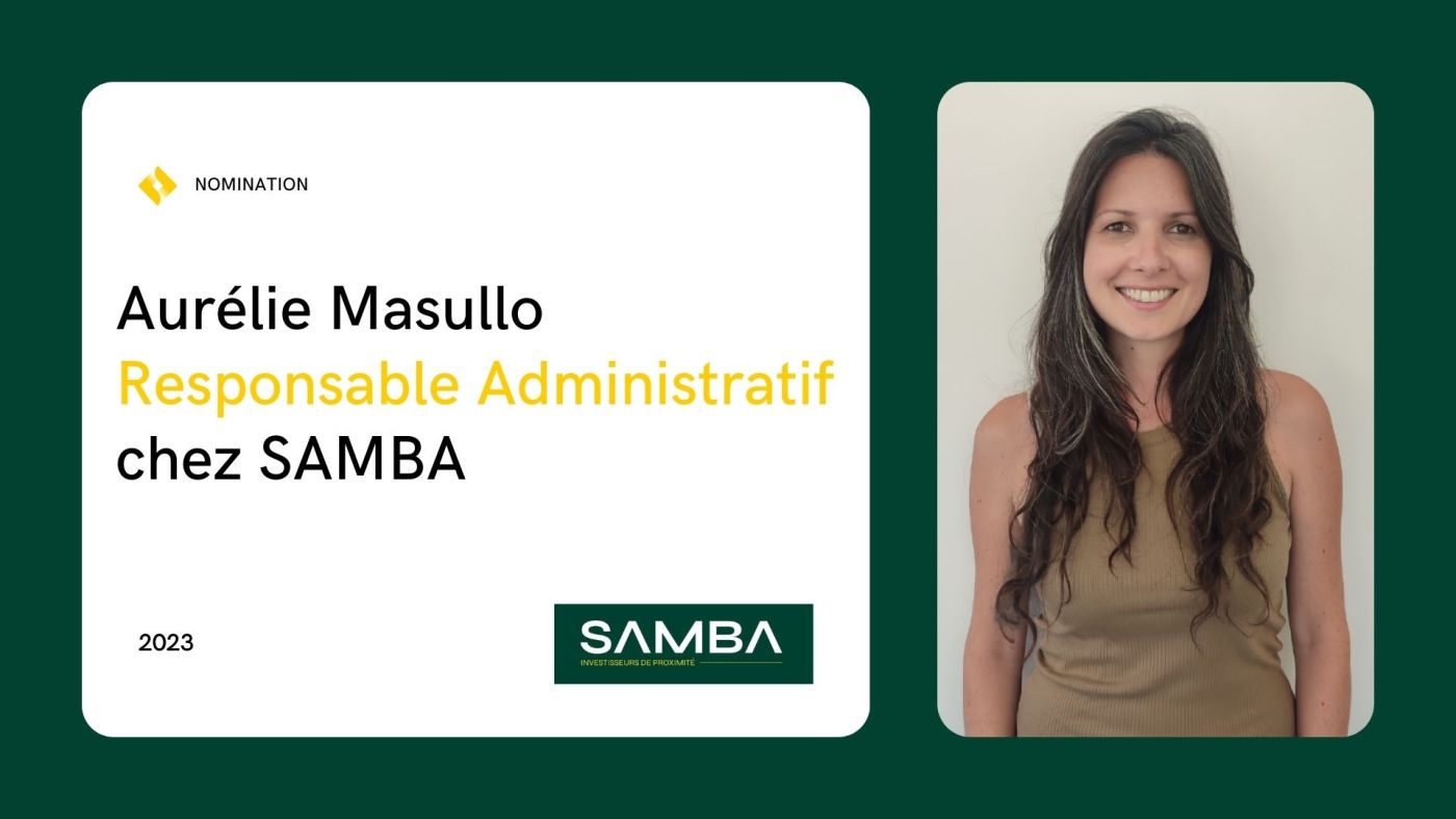 Nouvelle responsable Administratif chez SAMBA